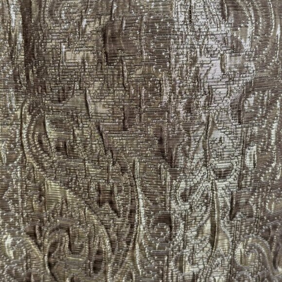 RALPH LAUREN VERY RARE GORGEOUS GOLD METALLIC DRESS, SZ. 8 - Picture 4 of 8